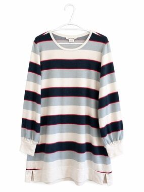 4/$20➡️ In Every Story by Addition Elle Striped Long Sleeve Tunic – Size XL GUC
